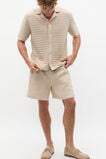 Patterned Knit Shirt  Almond  hi-res