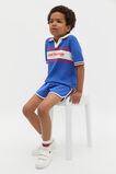 Logo Knit Polo  Azure Blue  hi-res