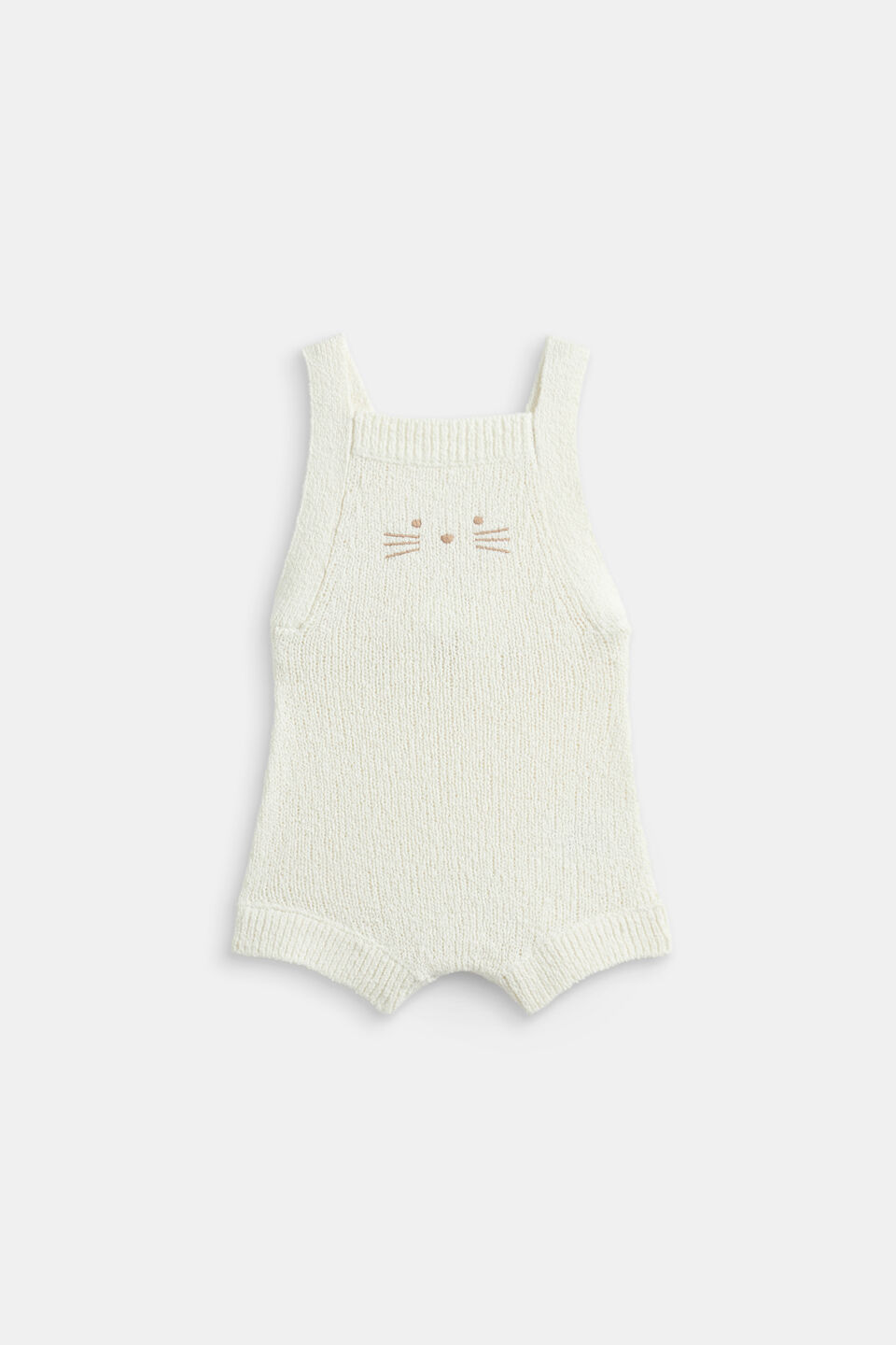 Boucle Bunny Romper  Classic Cream