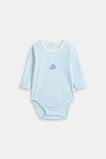 Felt Bunny Bodysuit  Blue Marle  hi-res