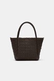 Woven Mini Crossbody Bag  Chocolate  hi-res