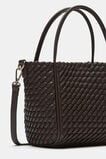 Woven Mini Crossbody Bag  Chocolate  hi-res