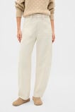 Cord Barrel Pant  Coconut Cream  hi-res