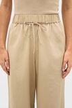 Textured Wide Leg Pant  Cashew Cream  hi-res