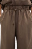 Textured Wide Leg Pant  Chestnut  hi-res