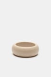 Opaque Resin Bangle  Cashew Cream  hi-res
