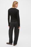 Australian Merino Cardigan  Black  hi-res