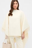 Fringe Cape  Cloud Cream  hi-res