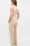 Square Neck Logo Tank  Sandstone  hi-res