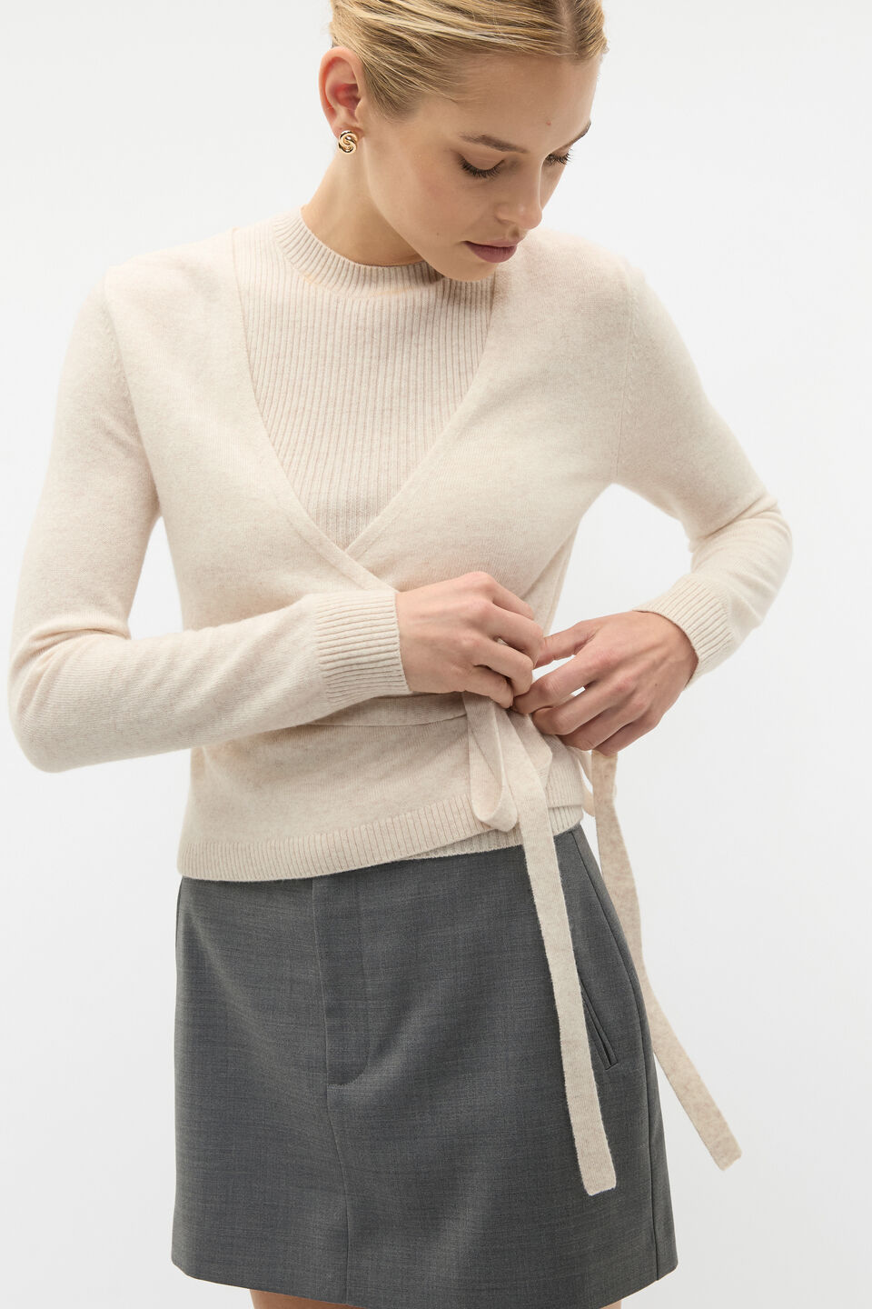 Ballet Sweater  Oat Marle