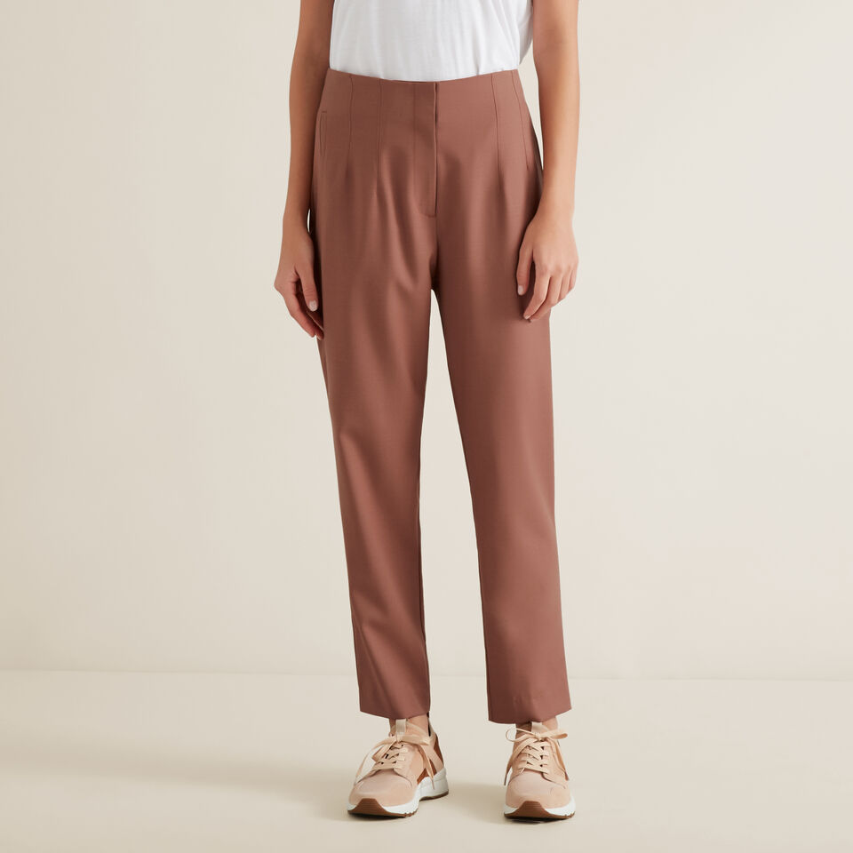 Wool Blend Trouser  
