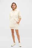 Corduroy Mini Skirt  Coconut Cream  hi-res