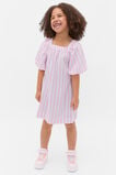 Striped Dress  Candy Pink  hi-res