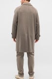 Wool Blend Coat  Taupe  hi-res