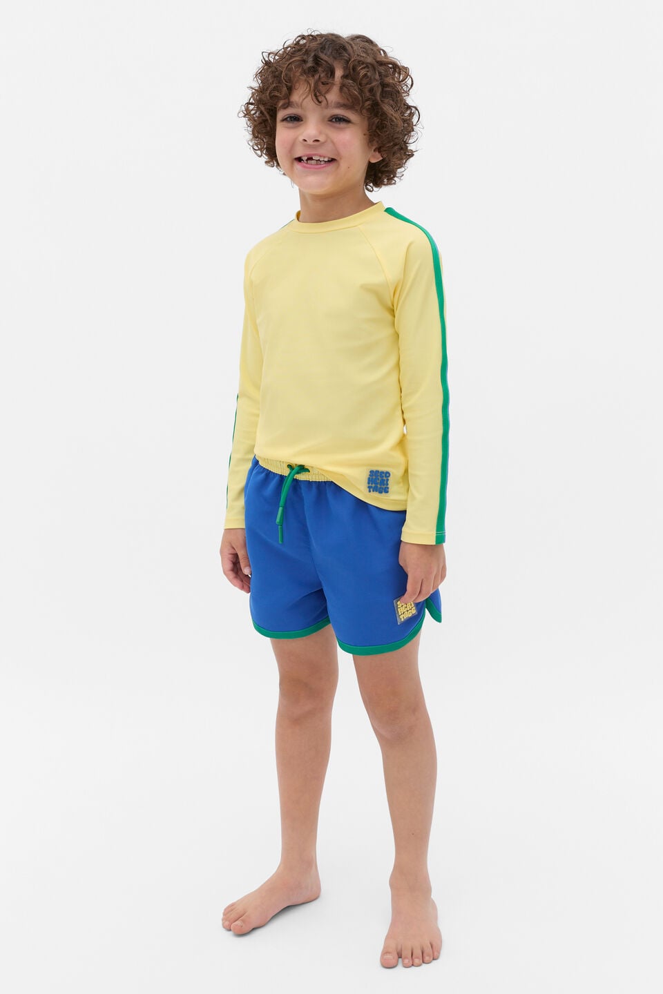 Contrast Boardshort  Cobalt