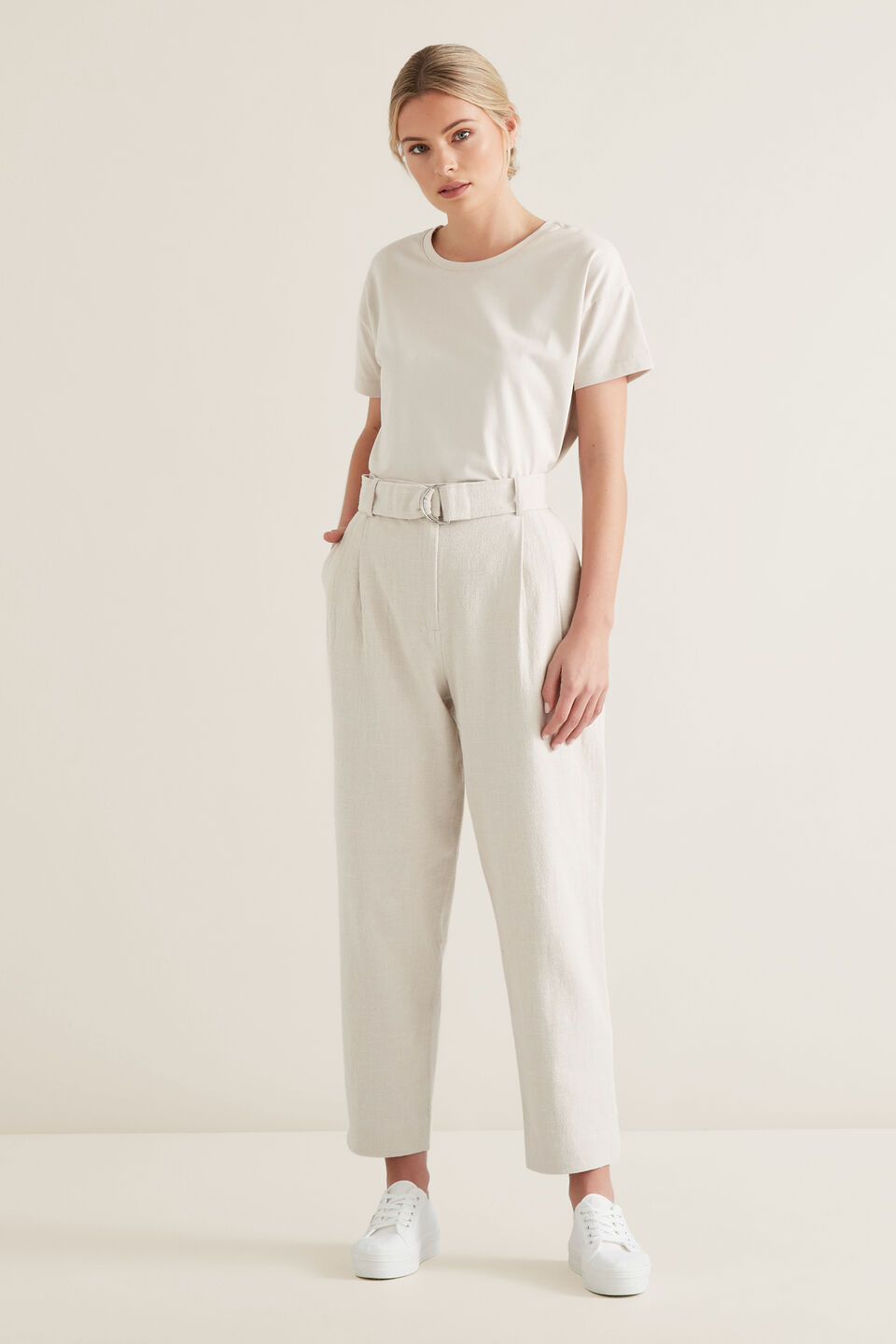 Boxy Split Hem Tee  