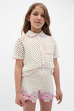 Crochet Button Top  Vintage Cream  hi-res