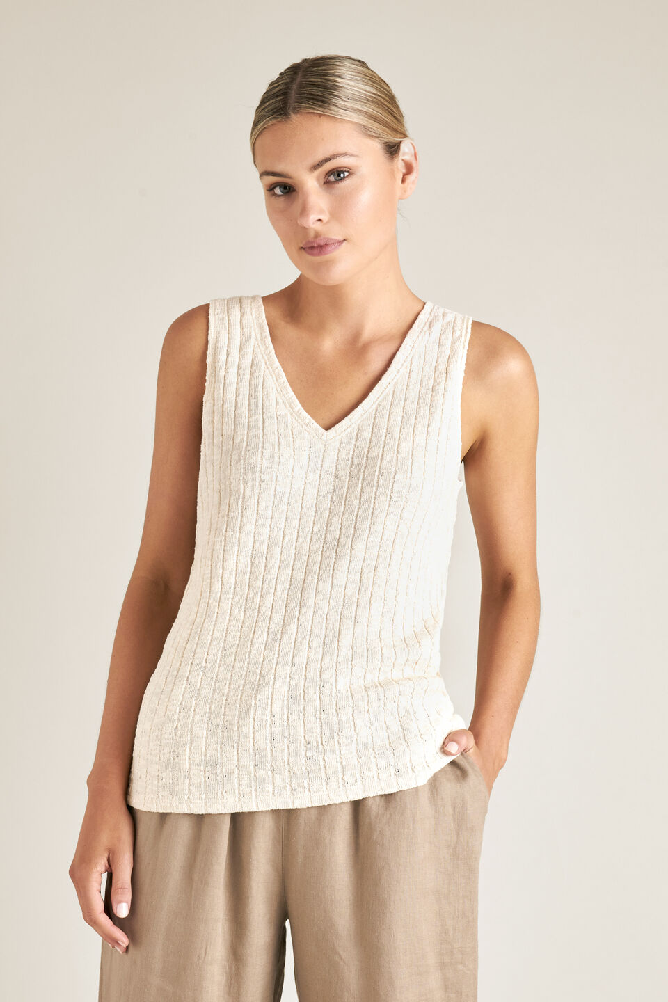 V Neck Tank  