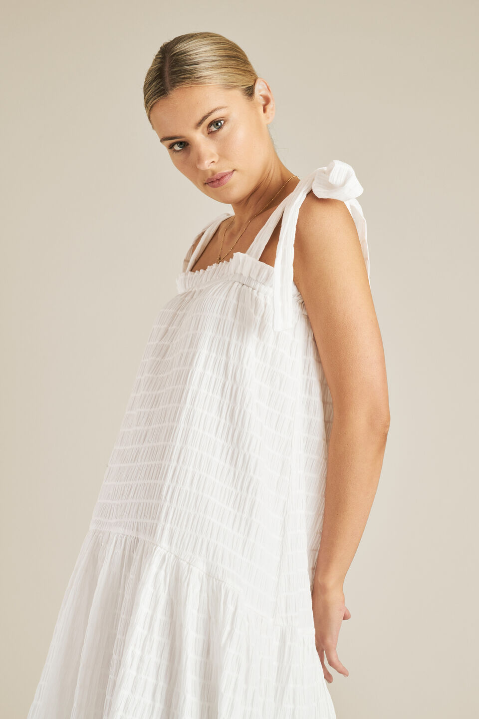 Tie Up Resort Dress  