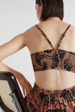 Satin Abstract Floral Bralette  Abstract Floral  hi-res