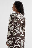 Jacquard Swirl Blouse  Retro Swirl  hi-res