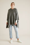 Cable Hood Poncho    hi-res