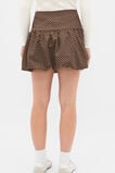 Spot Bubble Skirt  Chocolate  hi-res