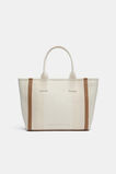 Textured Stripe Carry All  Natural  hi-res