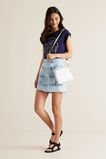 Tie Dye Denim Skirt    hi-res