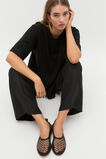 Parker Open Weave Ballet Flat  Black  hi-res