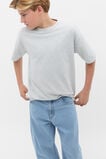 Essential Tee  Mid Grey Marle  hi-res