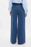 Palazzo Jean  Mid Indigo Denim  hi-res