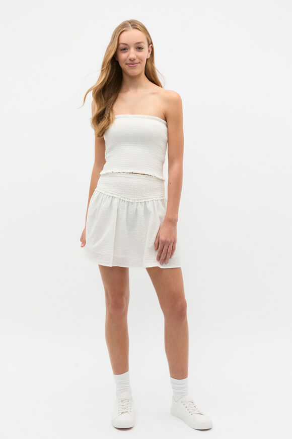Shirred Skirt  Canvas  hi-res