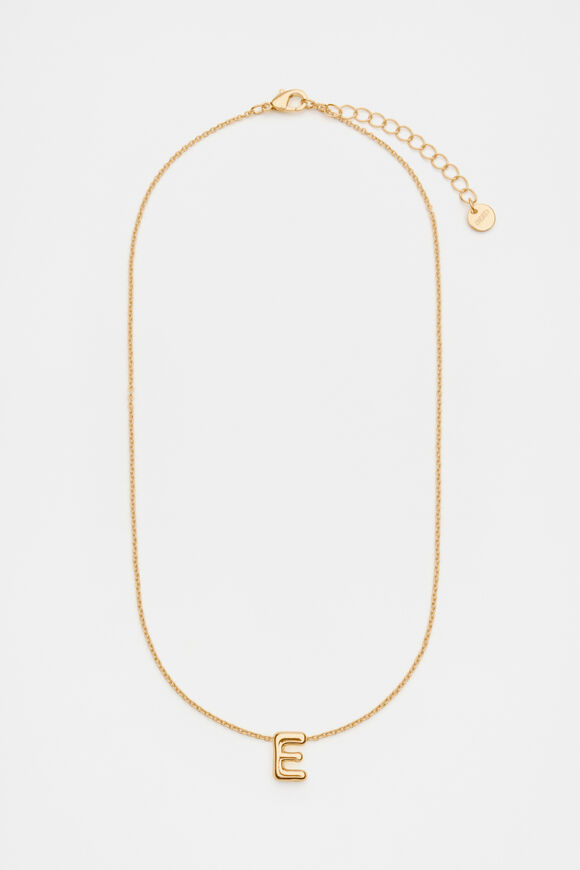 Bubble Letter Necklace  E  hi-res
