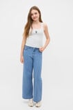 Square Neck Logo Tank  Cloud Grey Marle  hi-res