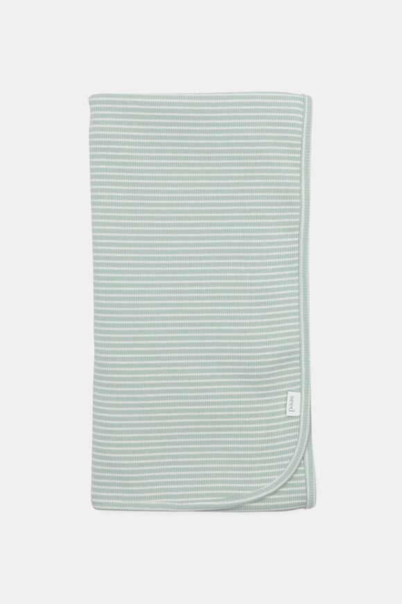 Core Rib Logo Wrap  Sage Stripe  hi-res