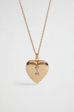 Diamante Initial Locket  I  hi-res