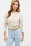 Australian Merino Relaxed Cardigan  Mist Marle  hi-res