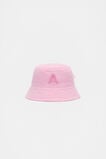 Pink Mini Initial Bucket Hat  A  hi-res