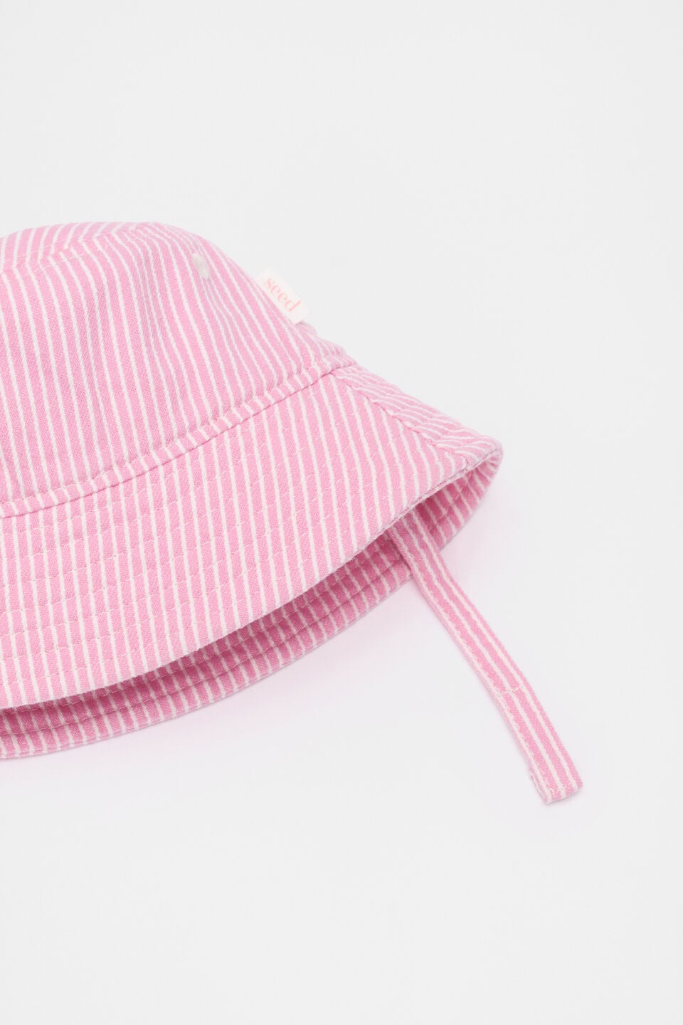 Pink Mini Initial Bucket Hat  A
