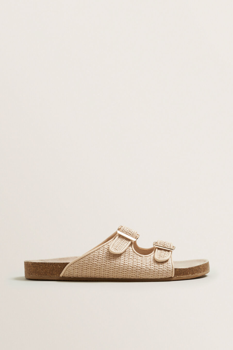 Woven Footbed Slide  2