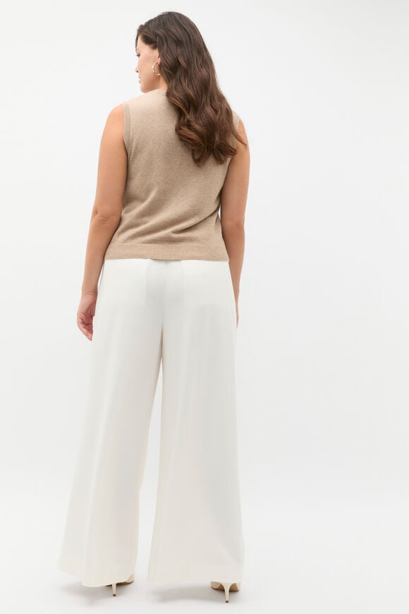 Cashmere Knit Vest  Cookie Marle  hi-res