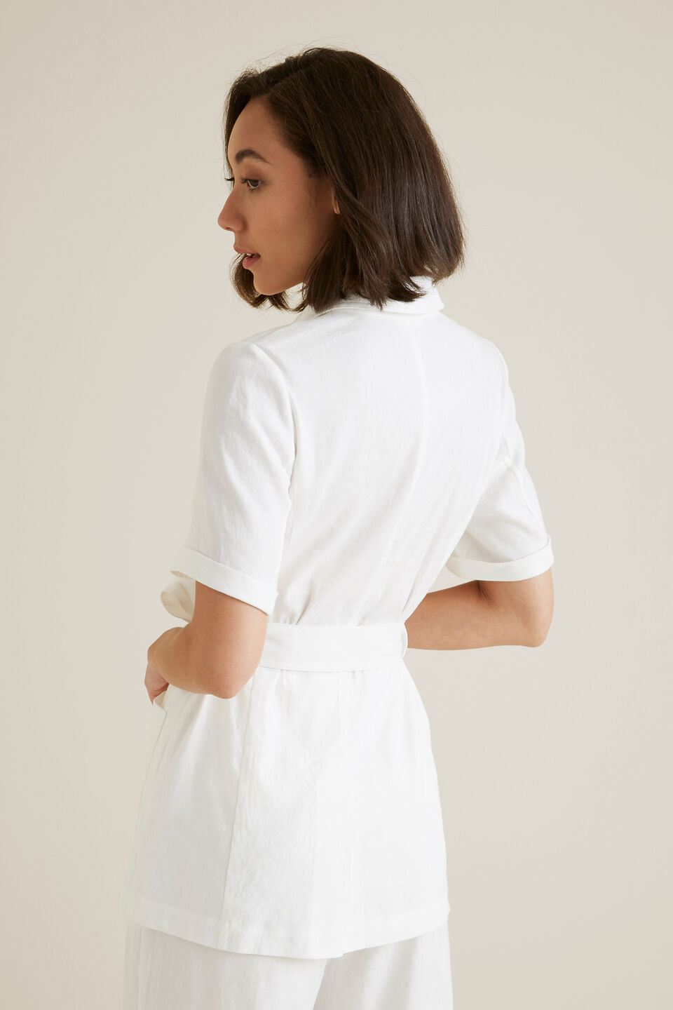 Belted 70's Shirt  