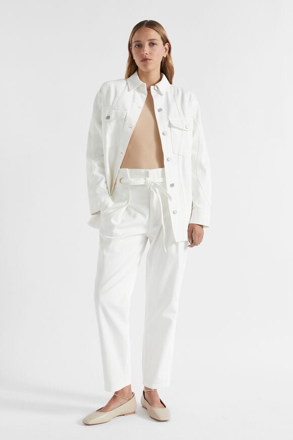 Denim Eyelet Jean  Cloud Cream  hi-res