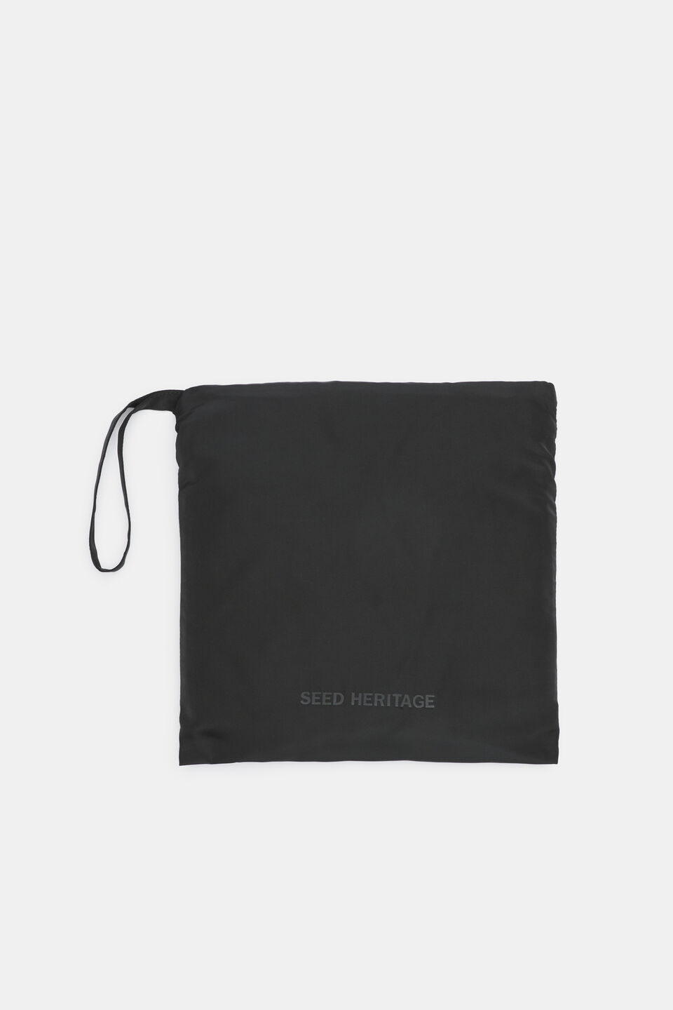 Packable Rain Poncho  Black