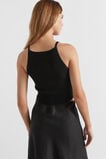 Rib Knit Camisole  Black  hi-res