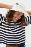 Woven Bucket Hat  White  hi-res