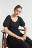 Cheesecloth Sleeve Tee  Black  hi-res
