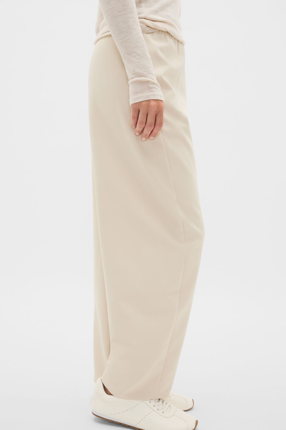 Easy Barrel Leg Pant  Vanilla Cream