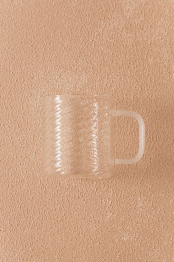 Aurora Glass Mug Set of 4  White  hi-res